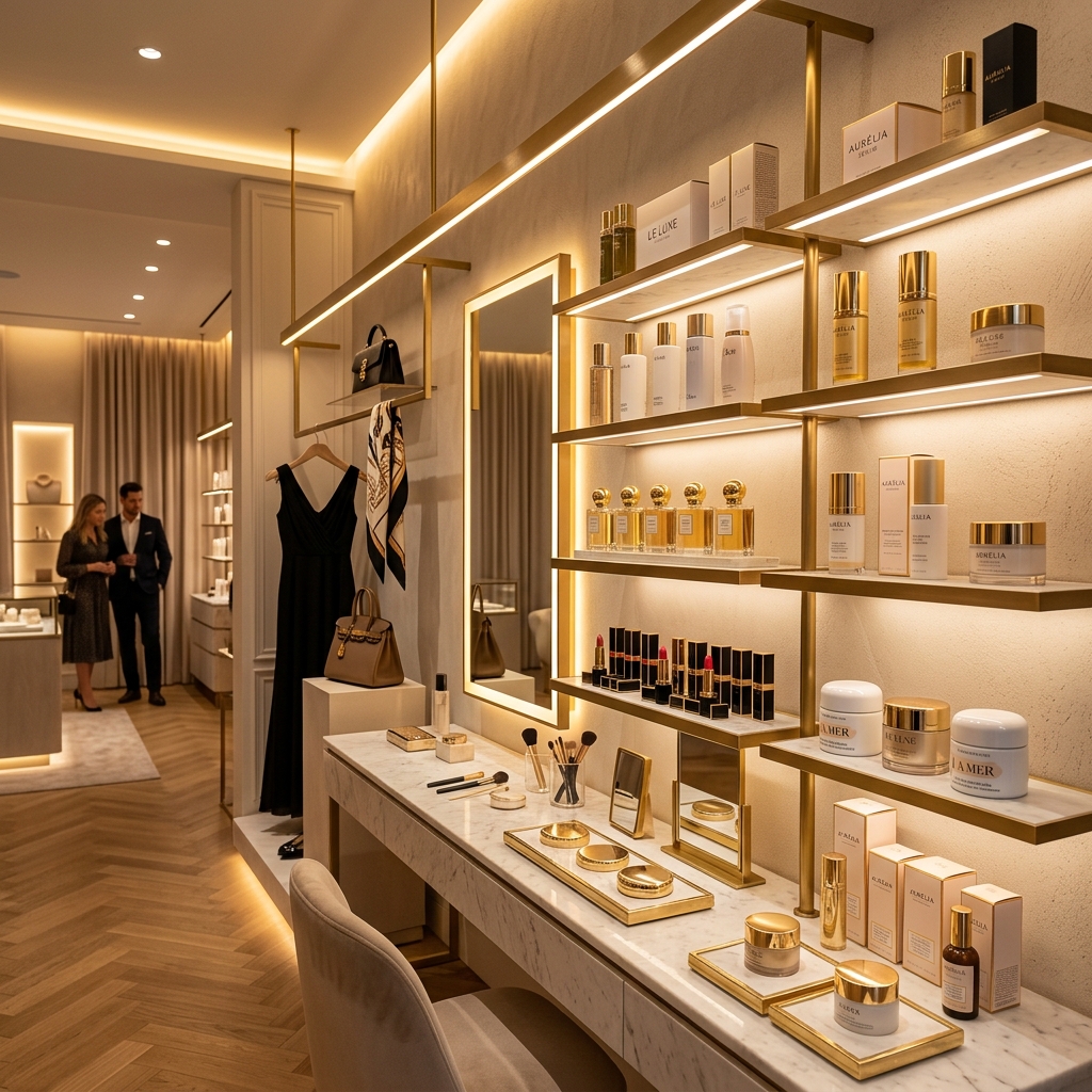 Cosmetics & apparel retail distribution hub